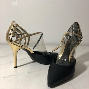 Fergie Gardenia Buckle Strap Heels